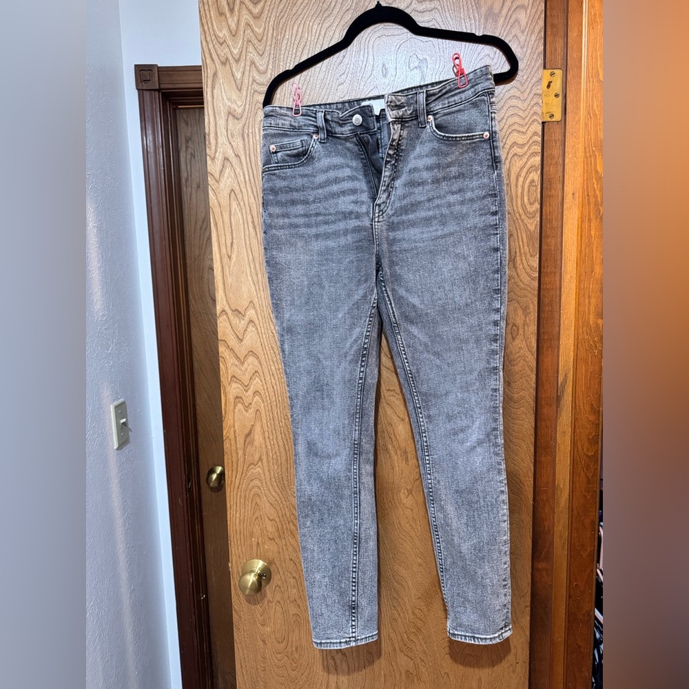H&M Women's Charcoal Skinny Jeans